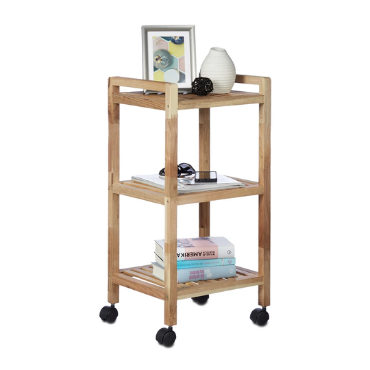 Badgett Wooden 35 x 71.5cm Bathroom Shelf