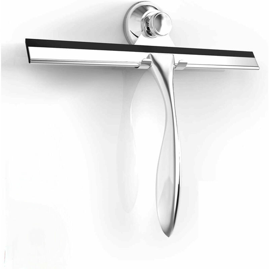 Shower Squeegee With Suction Cup Hook,Multi-Purpose Squeegee ,Window Squeegees for Bathroom Mirror Wiper, Window Glass Cleaning - Miqu