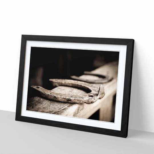'Horse Shoe' Framed Photographic Print