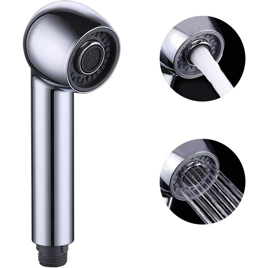 Hand shower kitchen hand shower faucet spare kitchen 2 types of jet faucet head kitchen replacement for chrome mixer