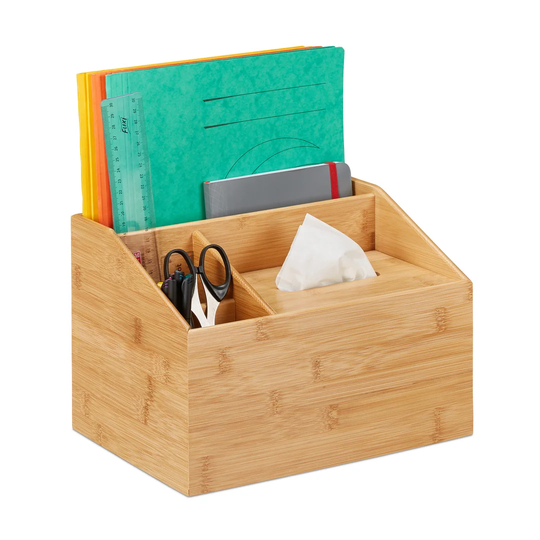 Whisenant Office Organizer with Cloth Box