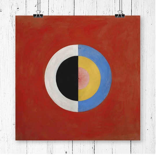'The Swan' by Hilma af Klint Painting Print