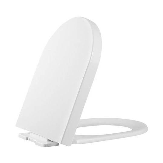 Toilet Seat, BR-Vie Toilet Bowl With Soft Close Function, Quick Release Toilet Seat, Top Mounted, Made Of Antibacterial Plastic(U Type)