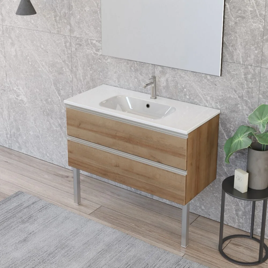 Adoncia 1000mm Wall Hung Single Vanity Unit