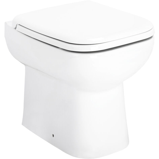 Forth Back To Wall Toilet Pan with Soft Close Toilet Seat