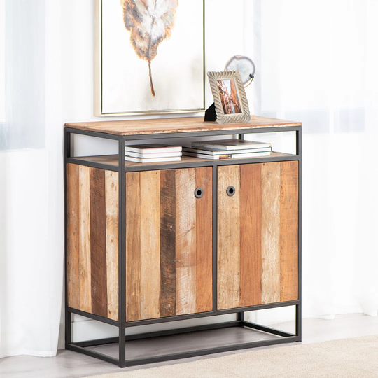 Precita Stone 2-Door Cabinet Accent Chest