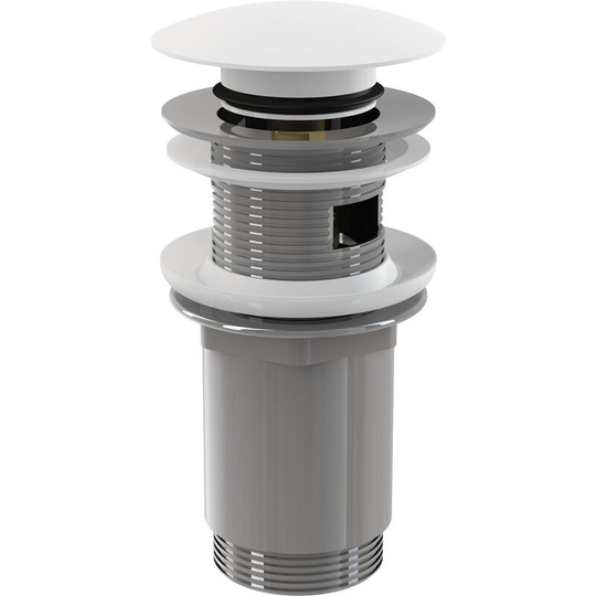 Alca - 5/4 ' clic-clac basin drain with overflow (A392B)