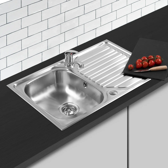 Crane 80cm x 51cm Single Inset Kitchen Sink