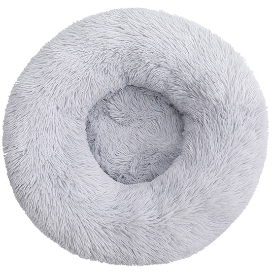 Fluffy Luxe Pet Bed for Dogs Cats, Anti-Slip Waterproof Base Machine Washable Durable Dog and Cat Cushion Bed(Grey,28''),Grey,28 - Grey,28