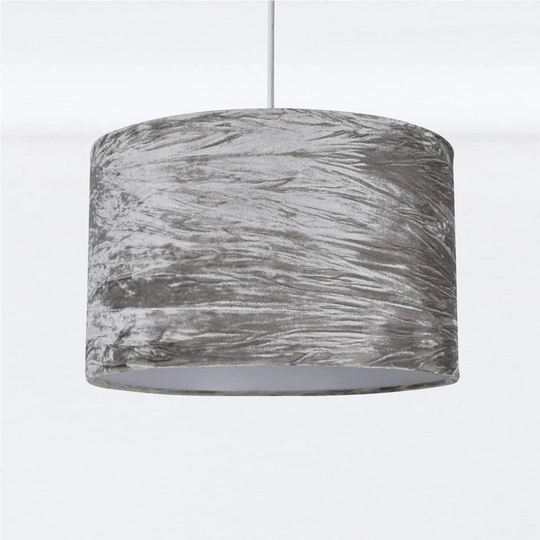30cm Velvet Drum Lamp Shade