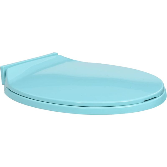 Soft-Close Toilet Seat Green Oval