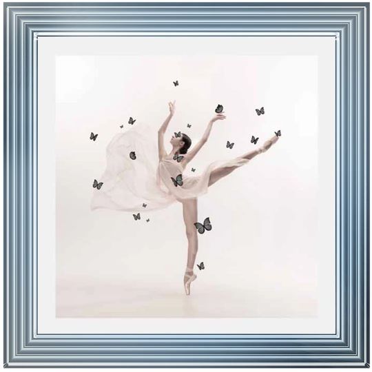 Dancing with Butterflies - Picture Frame Graphic Art
