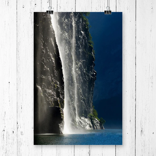 'Beautiful Waterfall' Graphic Art