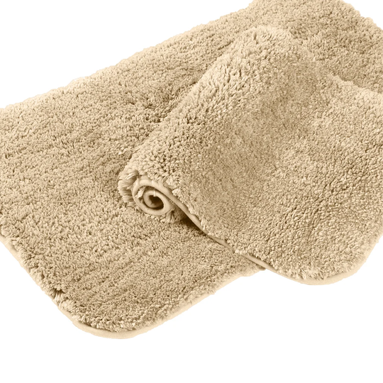 Loveday Non-slip, Easy to Clean Chenille Pedestal Mats for Bathroom, Thick Microfiber Ultra Soft Absorbent Bathroom Shower Rug Bath Mat