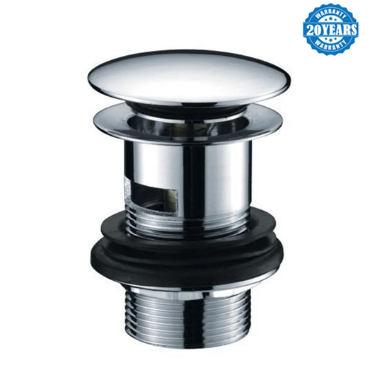 Basalt 6.5cm Pop-Up Bathroom Sink Waste with Overflow