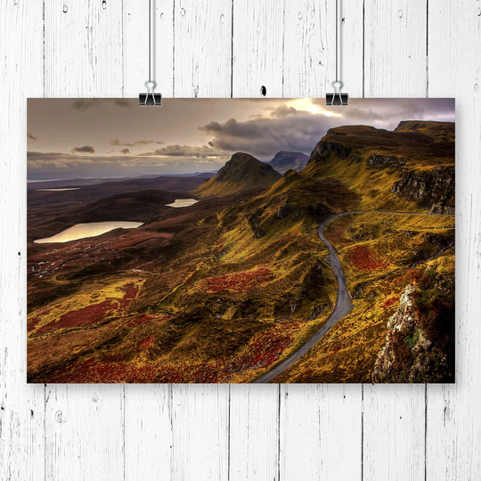 'Scotland Mountains Landscape' Photographic Print