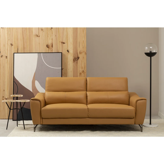 Willett Genuine Leather 3 Seater Sofa