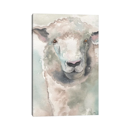 Muted Lamb by Elizabeth Medley - Painting Print on Canvas