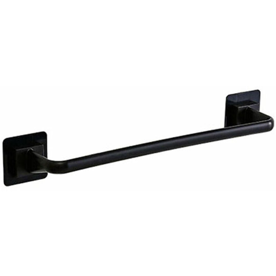 Towel Rack Towel Rack Bath Towel Hanger Nail Free Wall Mount Towel Rack for Bathroom Kitchen Towel Storage Auto, long-black - long-black