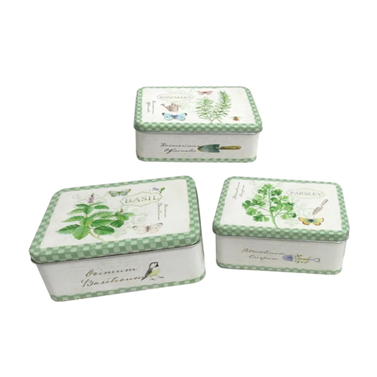3 Piece Herb Design Box Set