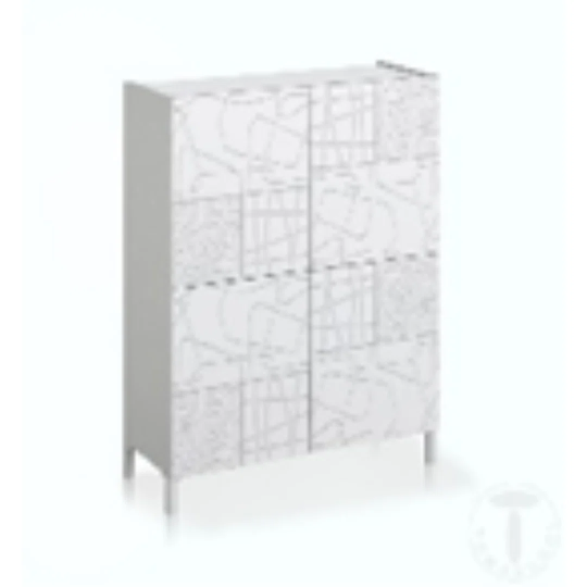 Gabay Steel 4 - Door Cabinet
