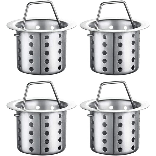 Perlerare - Kitchen Sink Strainers, 4 Pieces Kitchen Sink Strainers, Kitchen Drain Strainer, Sink Strainer Filter, Drain Strainer, for Bathroom Sink