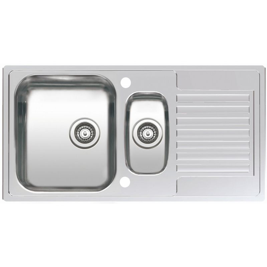 Centurio L1.5 Stainless Steel Integrated Kitchen Sink - Reginox