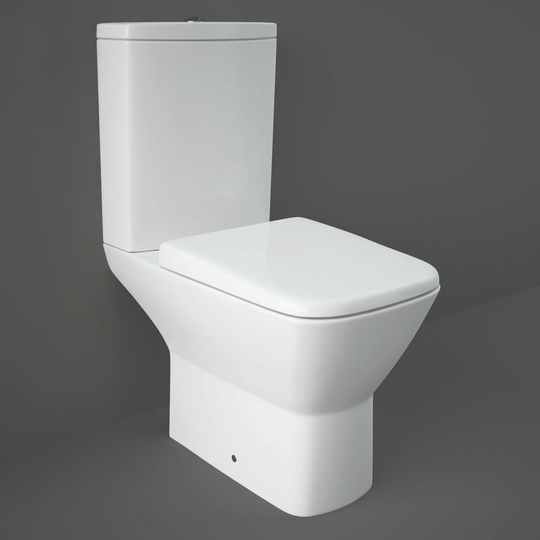 Rak Ceramics - rak Summit Close Coupled Toilet with Push Button Cistern - Soft Close Seat