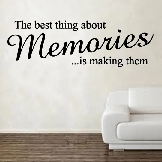 Making Memories Quote Wall Sticker