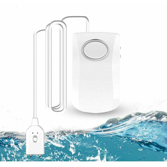 BR-Vie Wi-Fi Water Leak Detector, 130dB Smart Flood Detector, Sensor Water Detector(1 pcs,white)