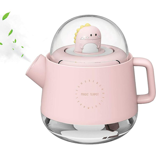 Ilovemilan - Ultrasonic Quiet Mist Air Humidifier with Night Light, Mini Portable Essential Diffuser (Dino)