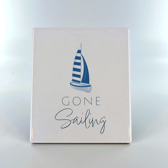Kahlea Gone Sailing Decorative Slate