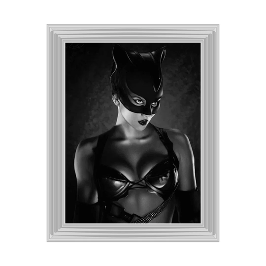 Cat Woman - Picture Frame Photograph