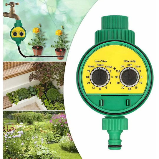 Automatic Watering Timer, Digital Programmable Hose Faucet Smart Timer Sprinkler Irrigation Sprinkler System Controller for Garden Farm Lawn Flower #