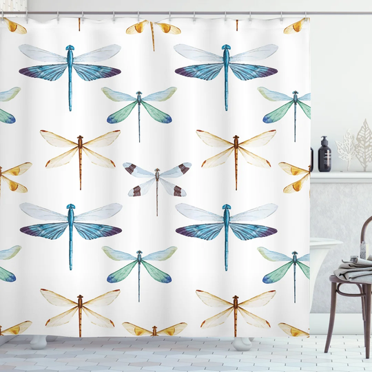 Beybala 13 Piece Polyester Shower Curtain Set