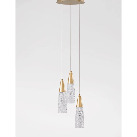 Flatt 3-Light Cluster Cone Pendant