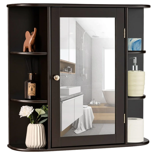 Sandborn 65cm x 64cm Surface Mount Mirror Cabinet