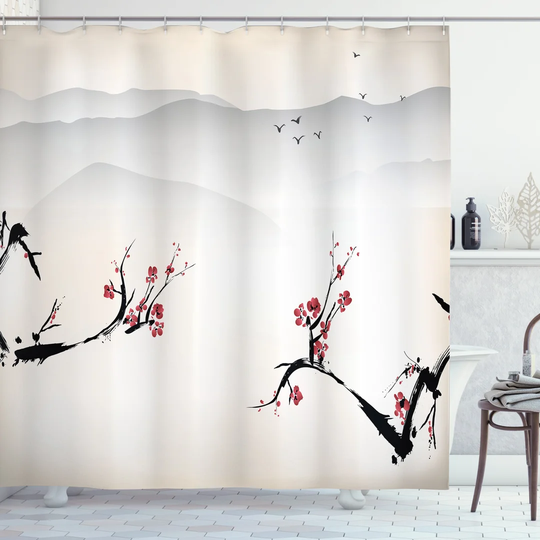 Betzayda 13 Piece Polyester Shower Curtain Set