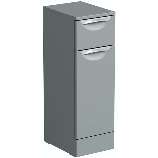 Elsdon stone grey storage unit 766 x 250mm - Grey - Orchard