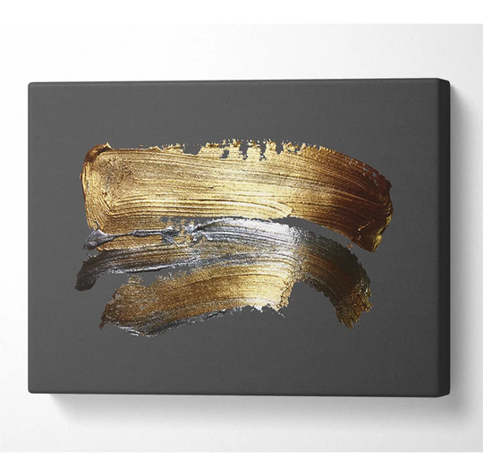 Gold Wash - Wrapped Canvas Graphic Art