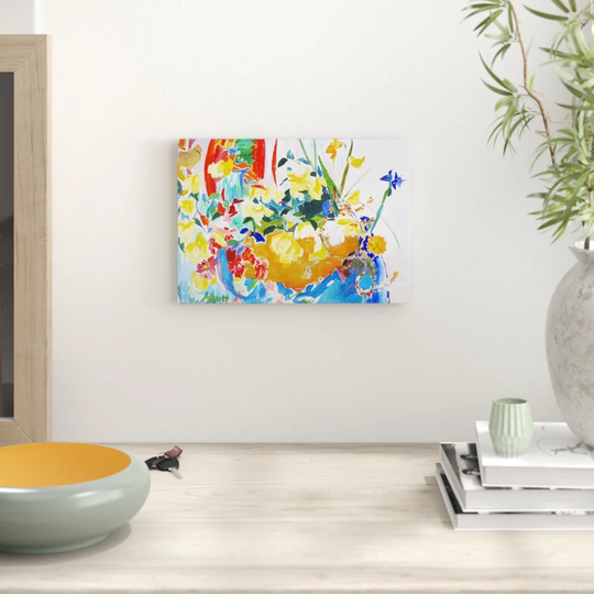 'Stolen Roses' by Mary Abbott Painting Print