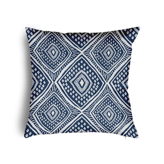 Otterburn Down Geometric Square Scatter Cushion with Filling