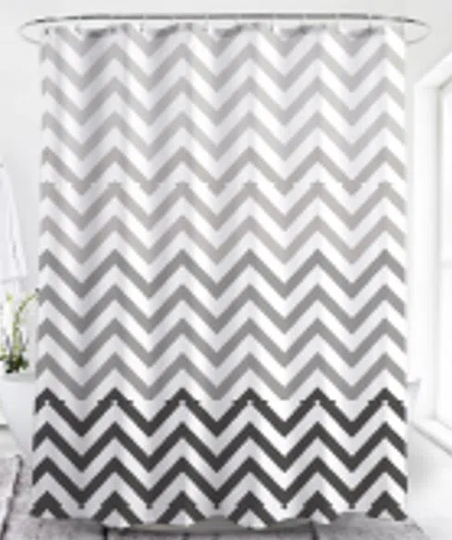 Oxford Fabric Bathroom Shower Curtain Mildew Mould Resistant 180 X 180 Cm