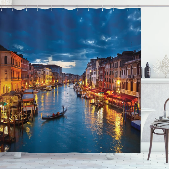 Bhupendra 13 Piece Polyester Shower Curtain Set