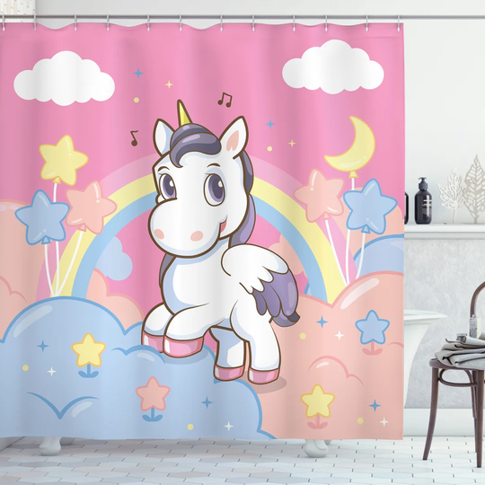Besmir 13 Piece Polyester Shower Curtain Set