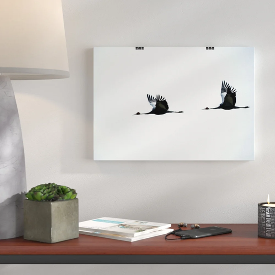 'Flying Cranes Birds' Photographic Print