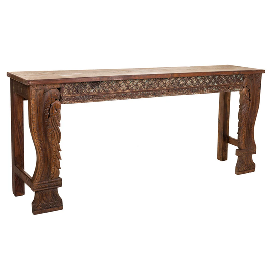 Dareau 177cm Solid Wood Console Table