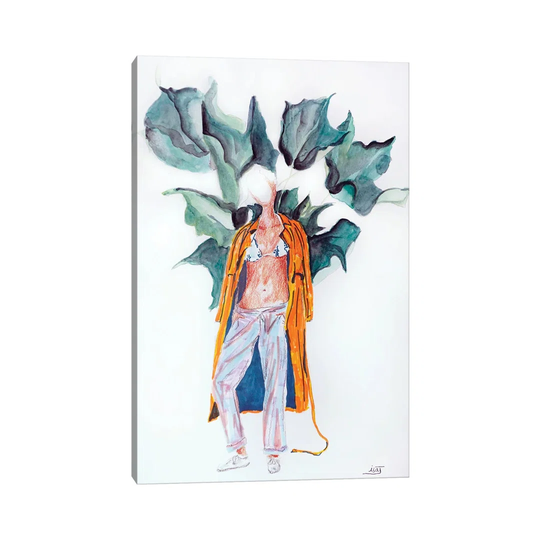 Trench Orange by Isabelle Joubert - Wrapped Canvas Graphic Art