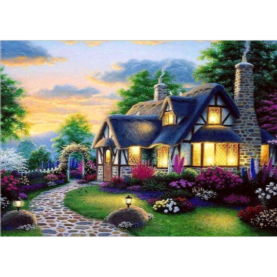 Sunflowergb - 5D Hut Diamond Painting Kits 12 x 16 inch G32 for Adults diy Full Drill Art Blue Daisy Bathtub Picture, Diamond Art Rhinestone Home