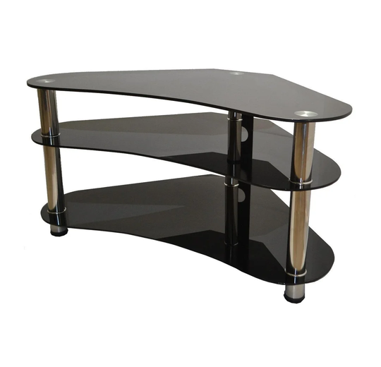 Curved Glass TV Stand for TVs up to 42"